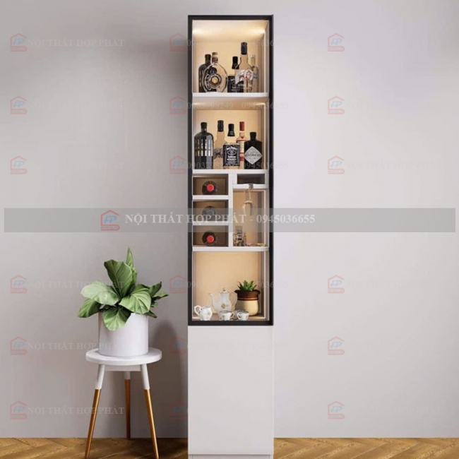 Tủ Rượu Trang Trí Gỗ Đẹp TRG001